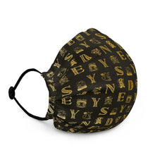 Load image into Gallery viewer, Sydney Alphabets - Vintage Gold | Face Mask
