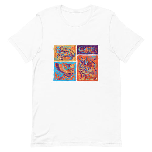 Alebrijes Animals - Vibrant Orange | Short-Sleeve Unisex T-Shirt - Akane Yabushita Online Shop