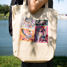 Load image into Gallery viewer, Alebrijes Animals - Natural Tint | Eco Tote Bag
