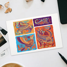 Load image into Gallery viewer, Alebrijes Animals - Vibrant Orange | Postcard
