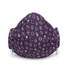 Load image into Gallery viewer, London Alphabets - Liberty Purple | Face Mask
