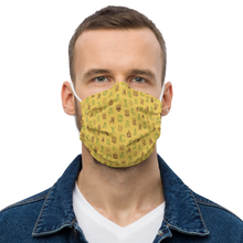 Load image into Gallery viewer, Oaxaca Alphabets - Wild Yellow | Face Mask
