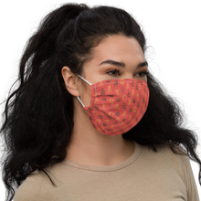 Load image into Gallery viewer, Oaxaca Alphabets - Salmon Pink | Face Mask
