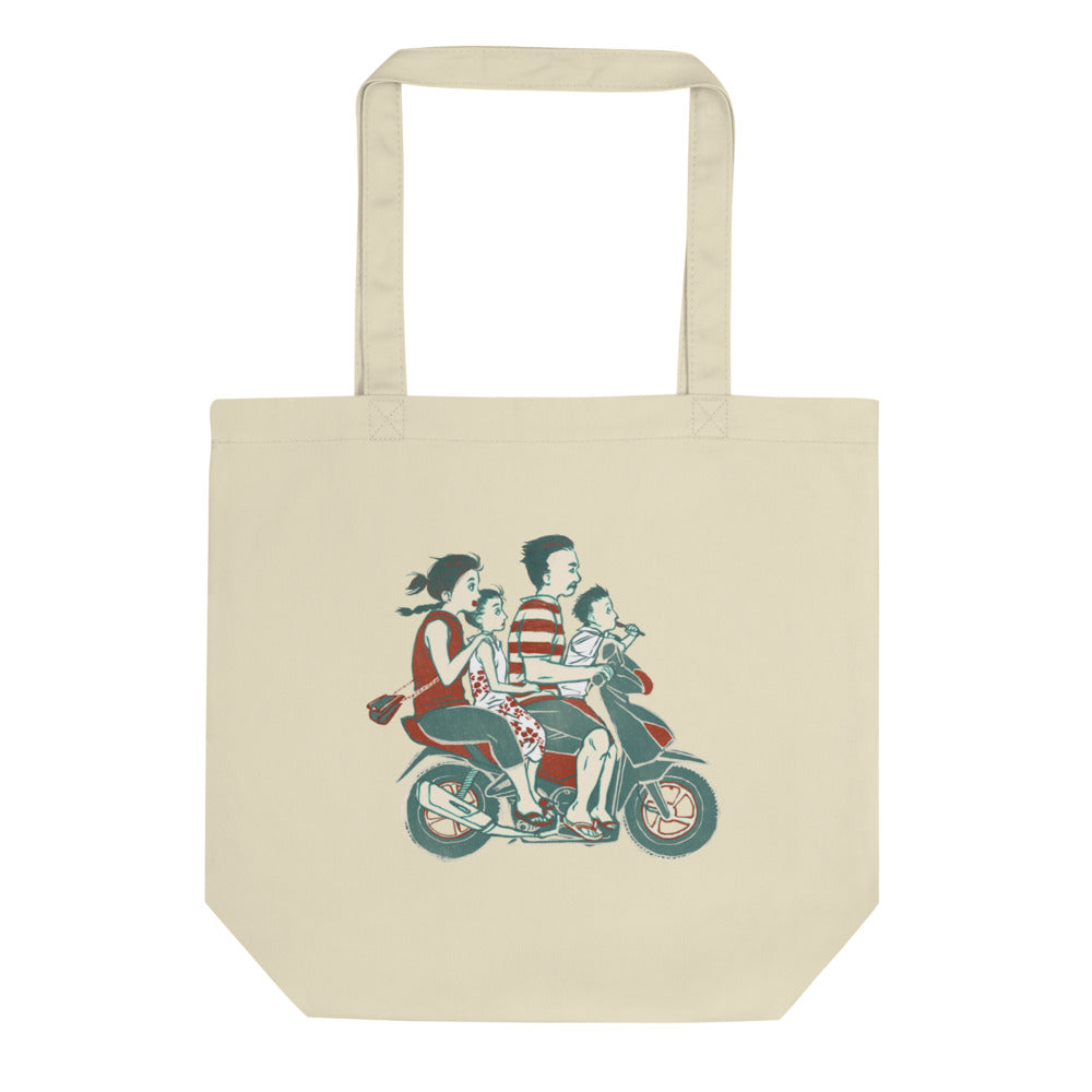 People of Bali - Family Ride | Eco Tote Bag
