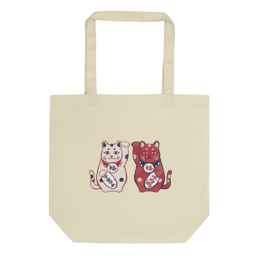 Lucky Cat / Maneki Neko(招き猫) | Eco Tote Bag