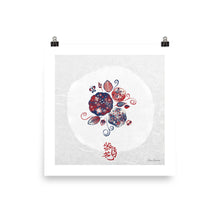 Load image into Gallery viewer, Hydrangea / Ajisai Flower(紫陽花) | Art Print - Akane Yabushita Online Shop
