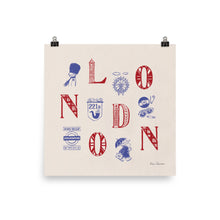 Load image into Gallery viewer, London Alphabets - Union Jack | Art Print
