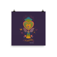 Load image into Gallery viewer, Mexican Heart Tassel (Corazon) - Green | Art Print - Akane Yabushita Online Shop
