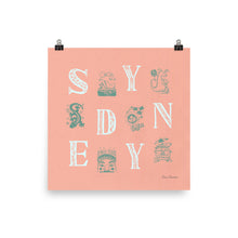 Load image into Gallery viewer, Sydney Alphabets - Lazy Afternoon | Art Print

