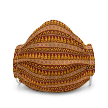 Load image into Gallery viewer, Thai Fabric Patterns - Golden Temple Colour Palette | Face Mask - Akane Yabushita Online Shop
