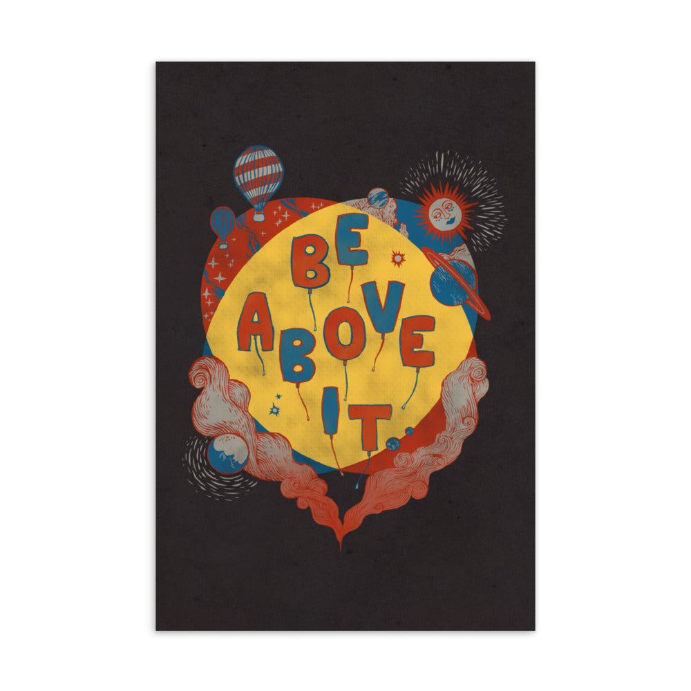 Be Above It | Postcard | Akane Yabushita Online Shop