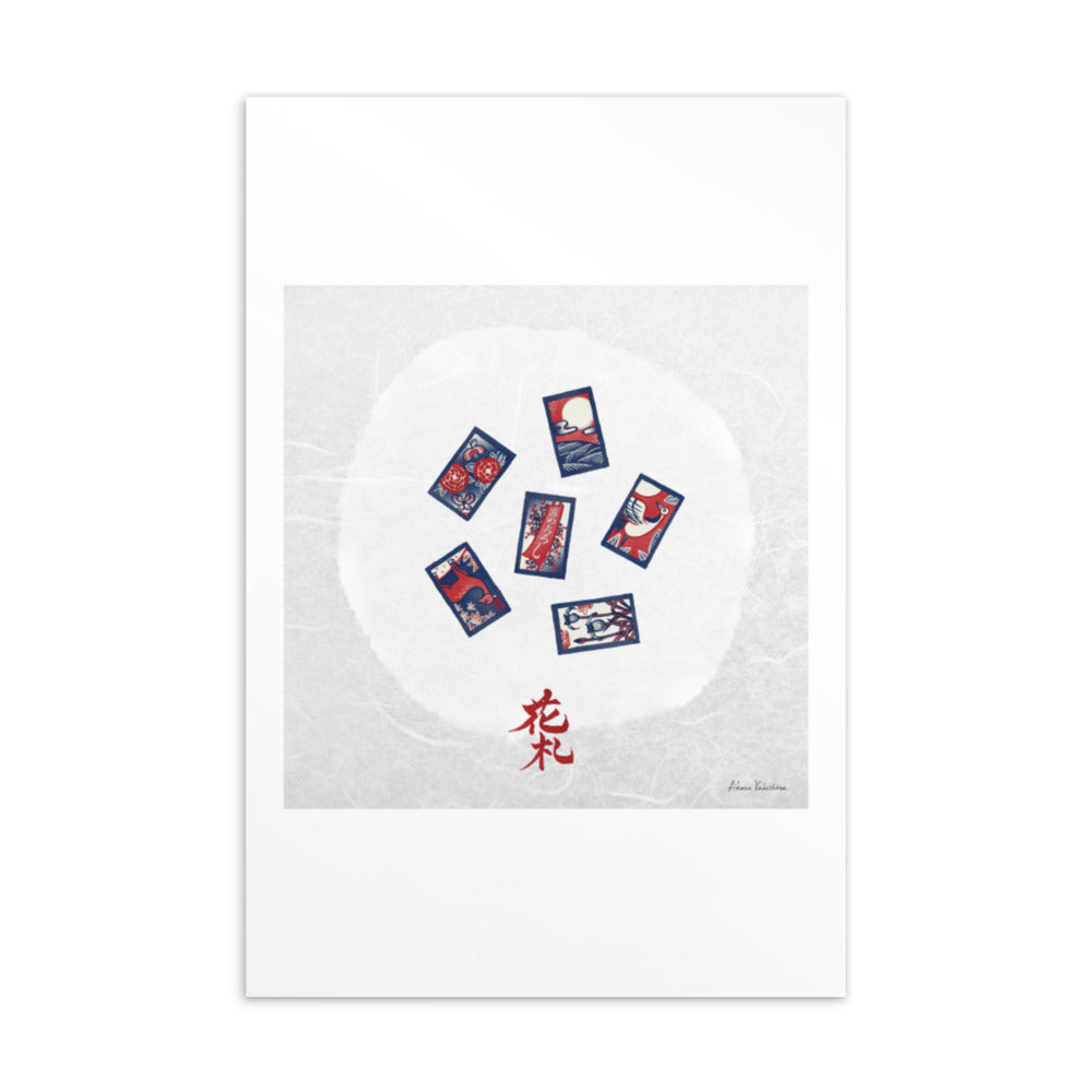 Playing Card Game / Hanafuda(花札)⁠⁠ | Postcard