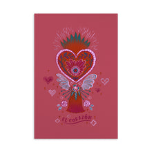 Load image into Gallery viewer, Mexican Heart Tassel (Corazon) - Pink⁠⁠ | Postcard

