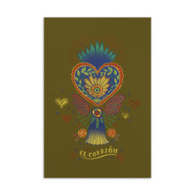 Load image into Gallery viewer, Mexican Heart Tassel (Corazon) - Blue | Postcard
