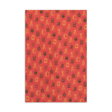 Load image into Gallery viewer, Oaxaca Alphabets - Salmon Pink | Postcard

