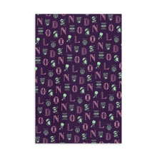 Load image into Gallery viewer, London Alphabets - Liberty Purple | Postcard
