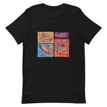 Load image into Gallery viewer, Alebrijes Animals - Vibrant Orange | Short-Sleeve Unisex T-Shirt - Akane Yabushita Online Shop
