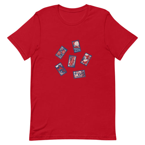 Playing Card Game / Hanafuda(花札)⁠ | Short-Sleeve Unisex T-Shirt - Akane Yabushita Online Shop