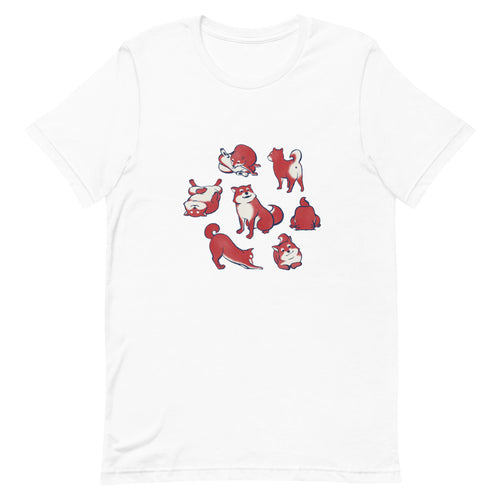 Shiba Dog / Shiba Inu(柴犬) | Short-Sleeve Unisex T-Shirt - Akane Yabushita Online Shop