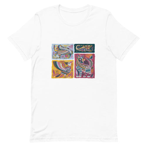 Alebrijes Animals - Natural Tint | Short-Sleeve Unisex T-Shirt - Akane Yabushita Online Shop